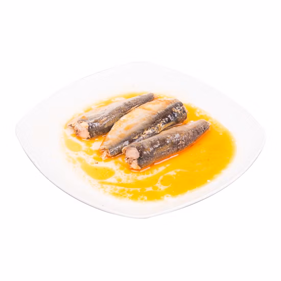 Sardine in scatola in alto
